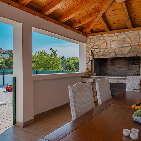 Nyaraló Mediterranean Oasis With Private Pool & Summer Kitchen Biograd na Moru